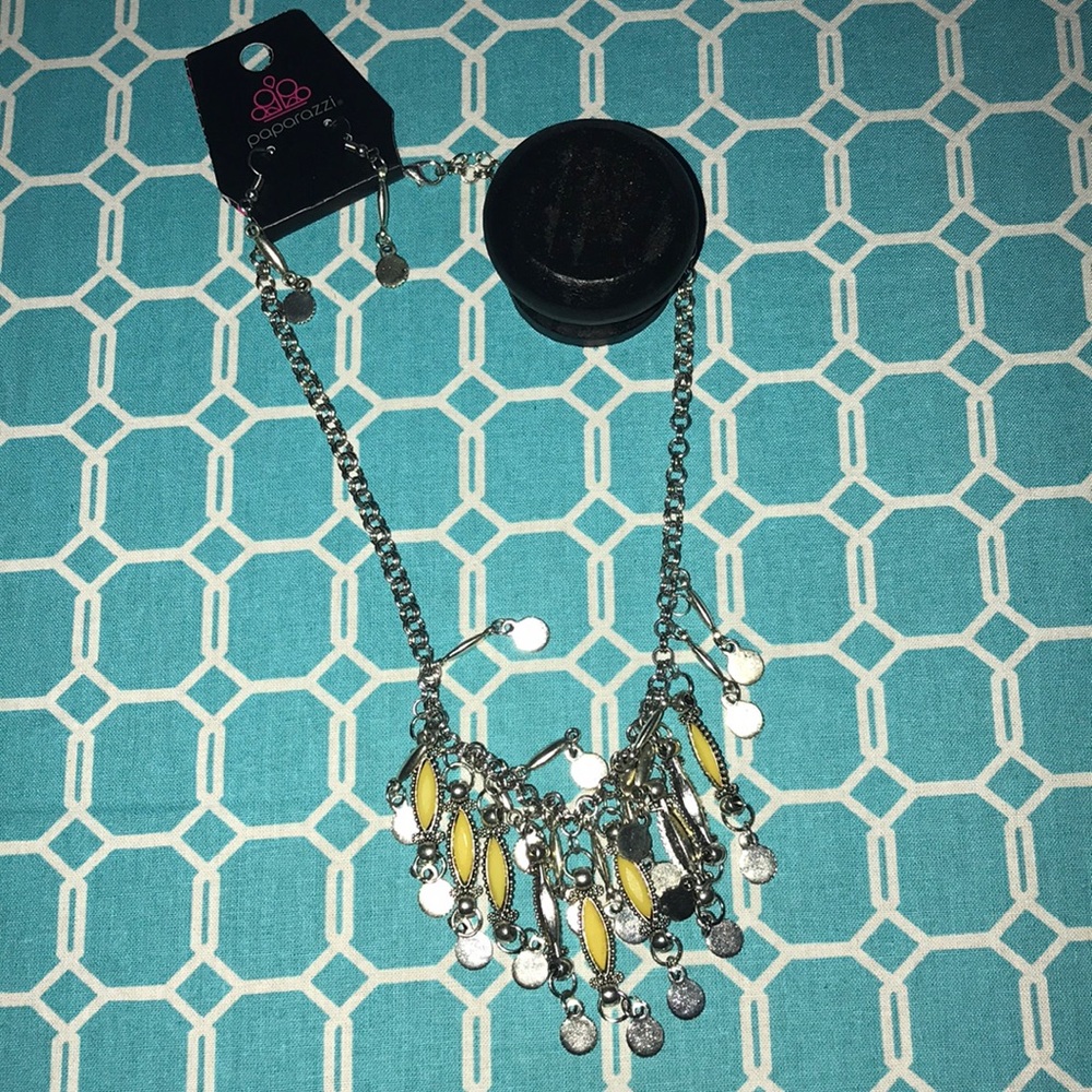Necklace and earrings